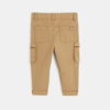 Pantalon battle coton fantaisie beige bébé garçon 3