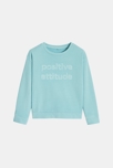 Sweat Bleu clair Confetti pigments naturels mixte