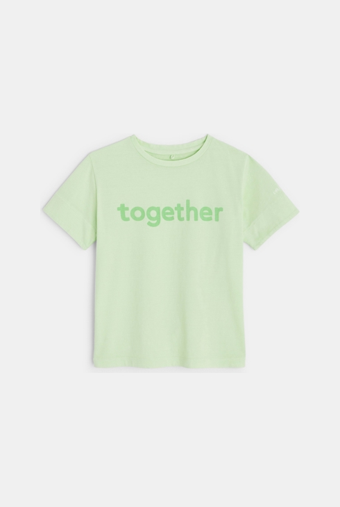 Grünes T-Shirt CONFETTI pflanzlich gefärbt Grün Gemischt 1