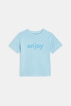 T-shirt Bleu ciel Confetti pigments naturels mixte