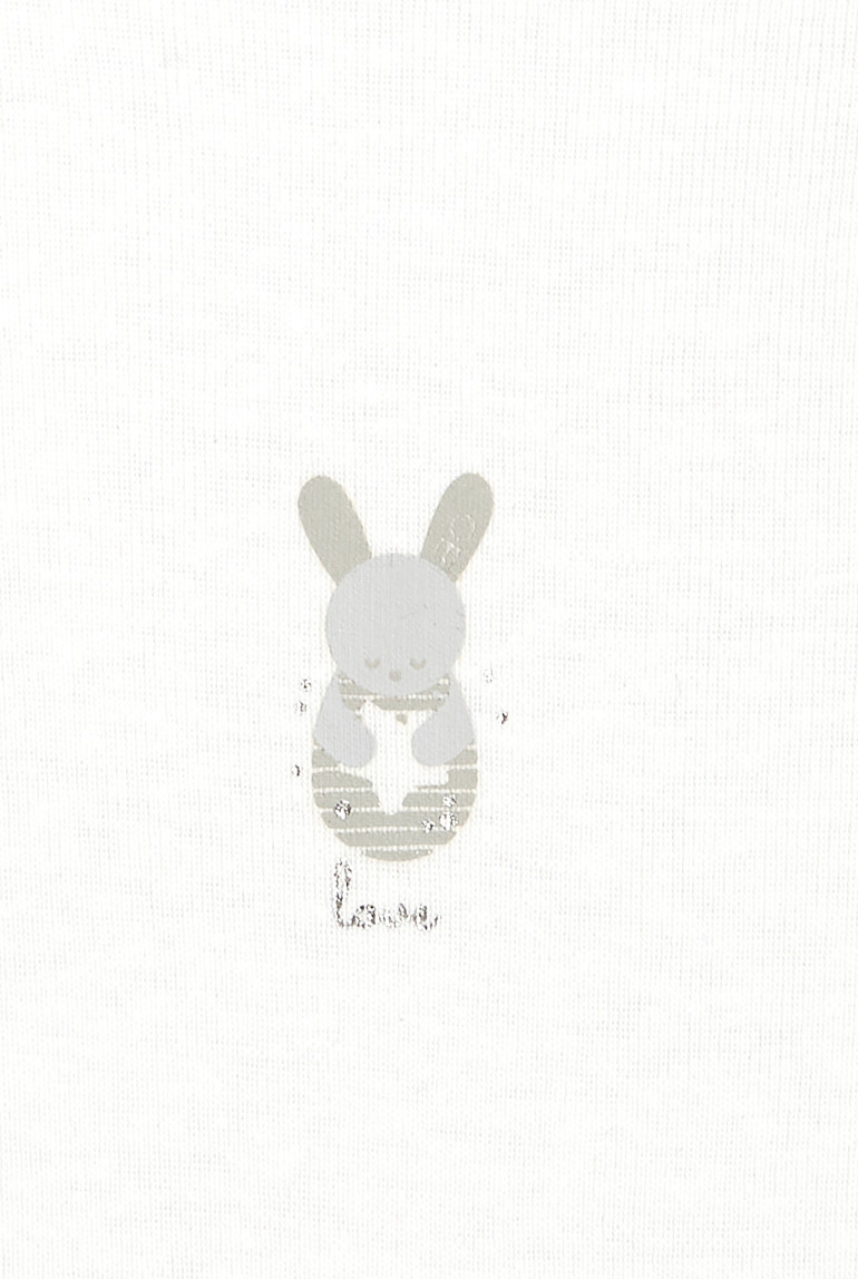 Envelope neck rabbit bodysuit (3-pack) Okaïdi & Obaïbi