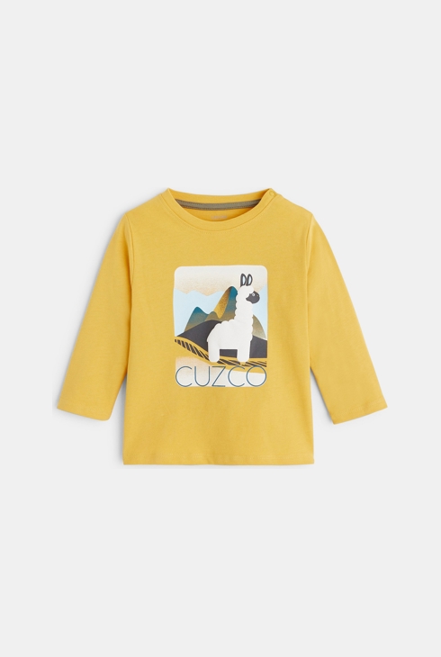 T-Shirt Löwe Cusco Gelb Baby Jungen 1