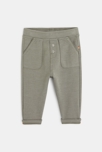 Pantalon coton fantaisie vert bébé garçon 1