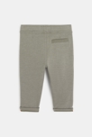 Pantalon coton fantaisie vert bébé garçon 3