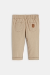 Pantalon regular coton fantaisie beige bébé garçon 3