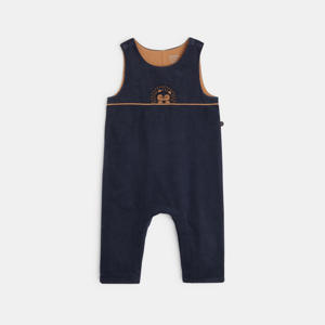 Hedgehog velvet dungarees 1