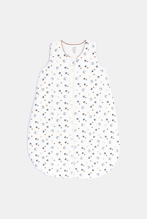 Gigoteuse velours hérisson blanche naissance 1