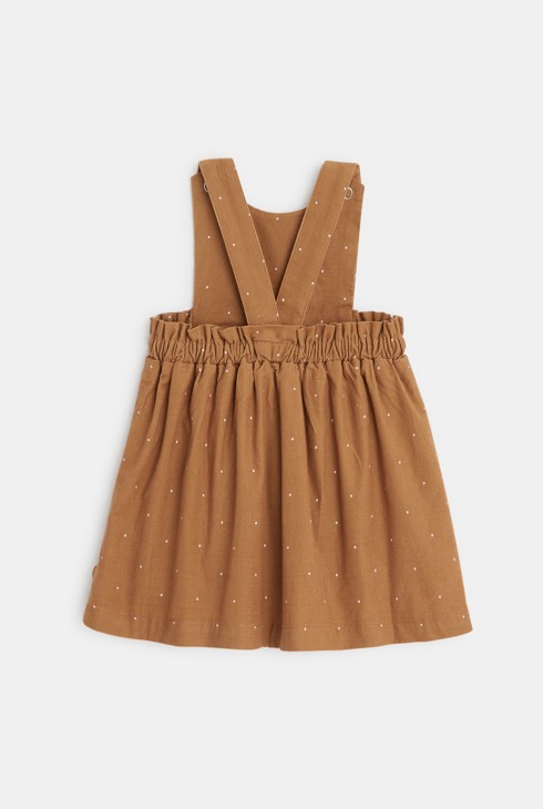 Samtkleid und Body Braun Geburt 2