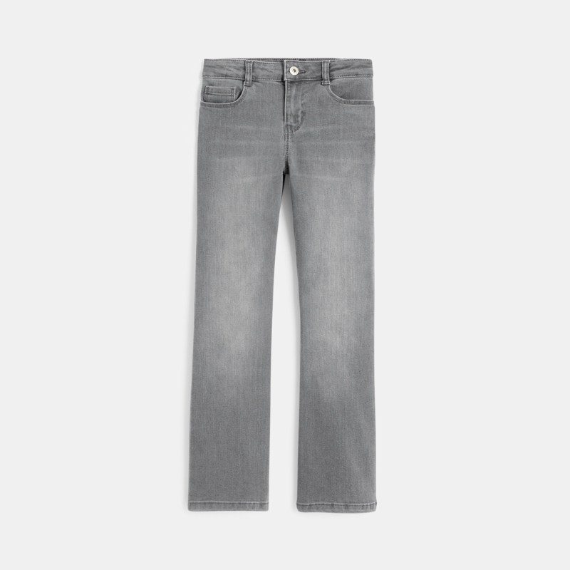 Jean flare gris fille - 7A
