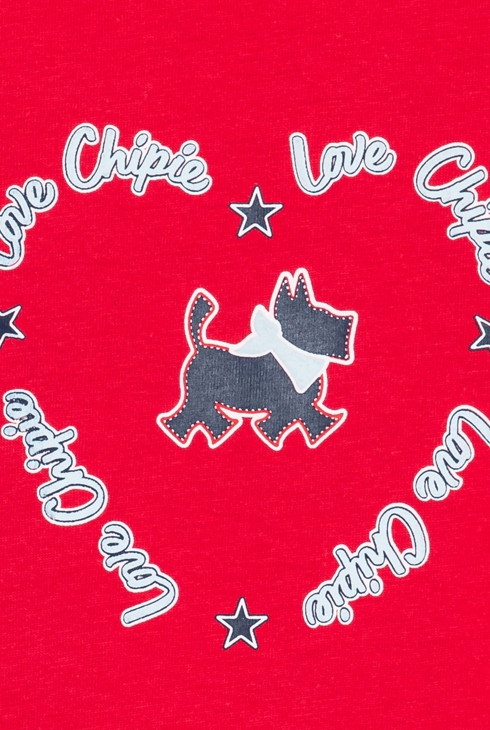 T-shirt rouge Chipie fille