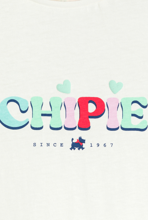 Weißes T-Shirt Chipie Mädchen