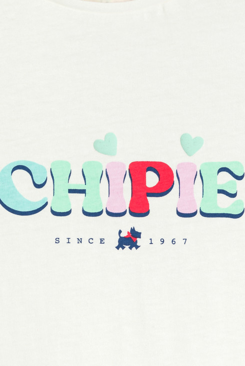 Weißes T-Shirt Chipie Mädchen 2