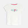 T shirt blanc Chipie fille