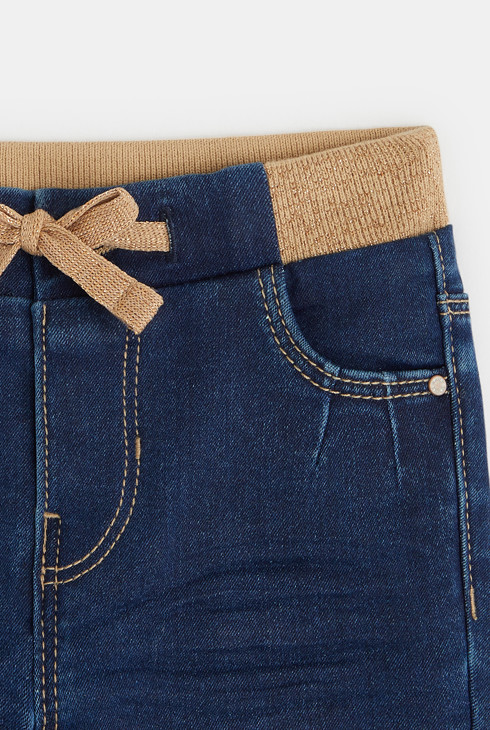 Denim-Jegginghose Blau Baby Mädchen 2