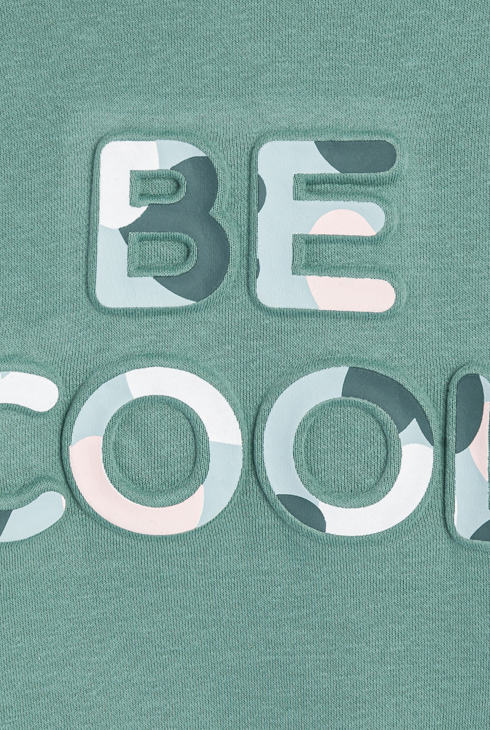 Sweatshirt mit Kapuze Grün Mädchen 2