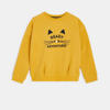 Sweat-shirt motif chaton jaune fille