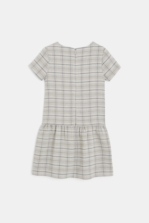 Checked short-sleeved dress 2