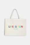 Tote bag CONFETTI blanc mixte