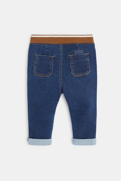 Knitlook denim trousers Okaïdi & Obaïbi