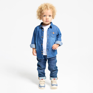 Jean confort ultra stretch bleu bébé garçon 1