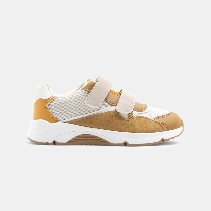 Running Dadshoes mit Klettverschluss Beige Jungen