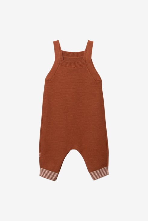 Salopette bébé tricot caramel marron Catimini 2