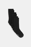 Chaussettes unies (lot de 3) noires garçon
