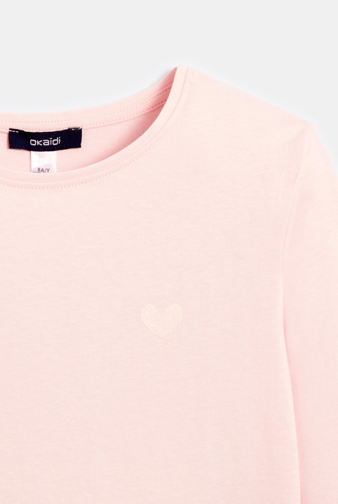 Basic-T-Shirt (2er-Pack) Weiß Mädchen