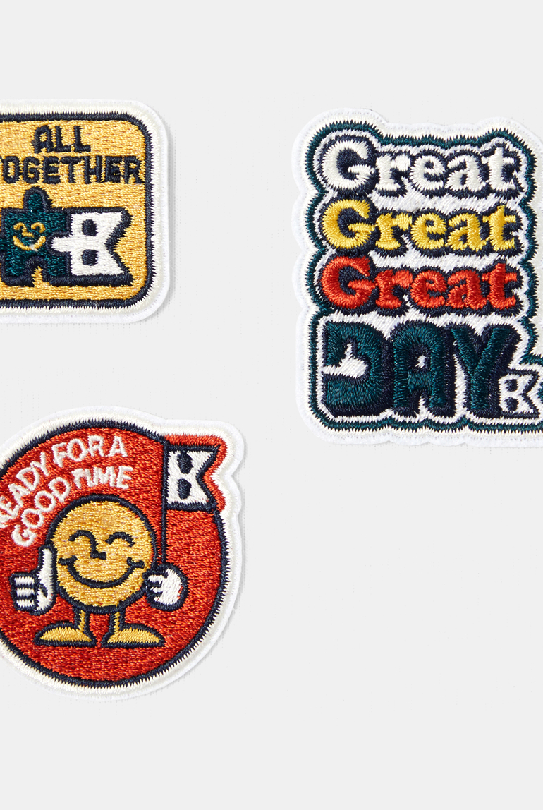 Badges thermocollant (Lot de 3) garçon 1