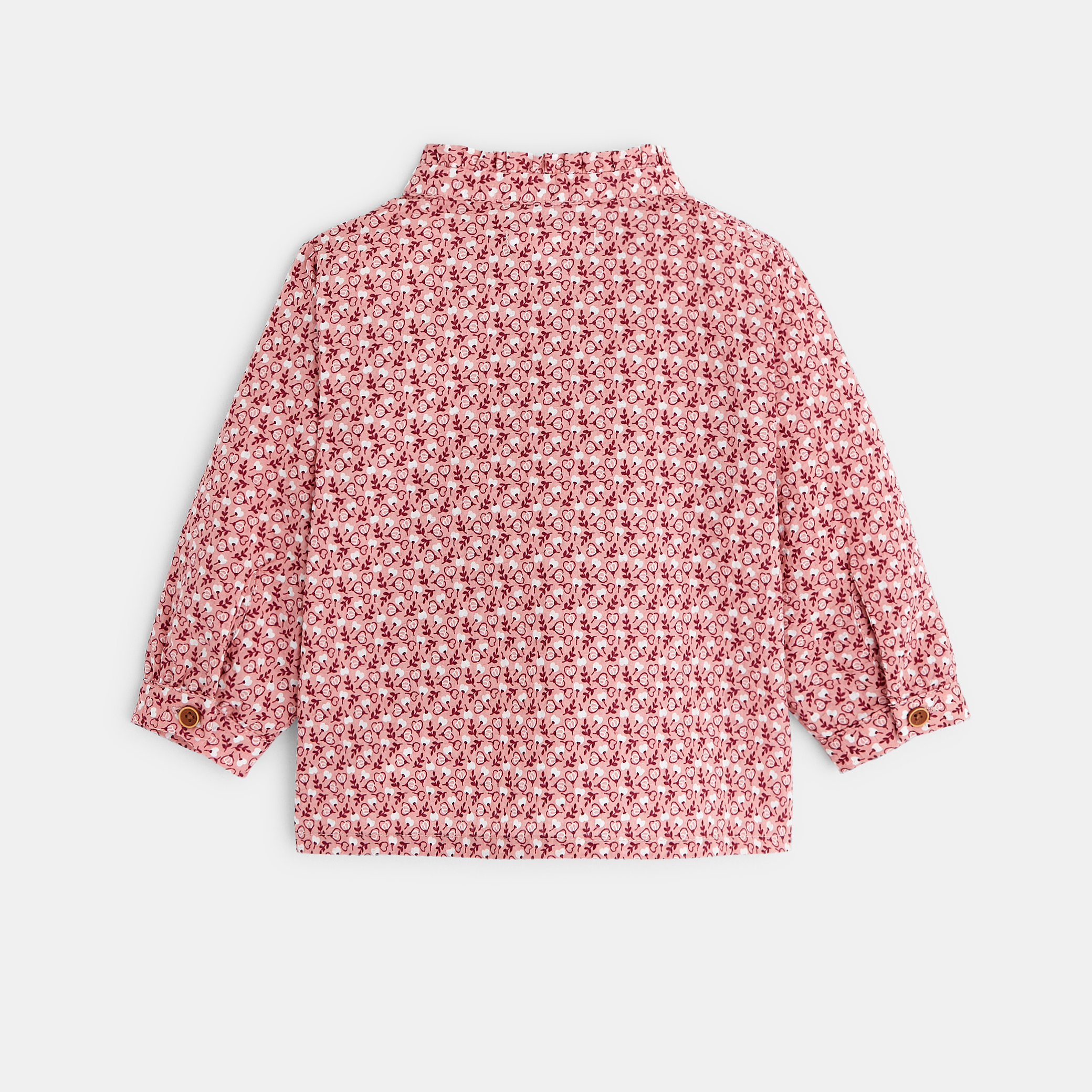 Camisa flores bebe hot sale