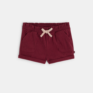 Corduroy paper bag shorts 1