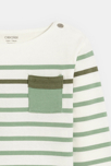 Camiseta marinera verde para bebé niño 3
