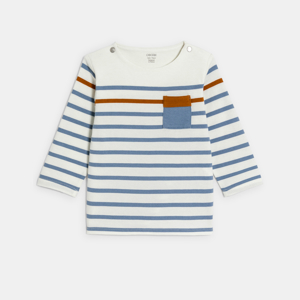 Groen T-shirt in matrozenstijl voor babyjongens 1