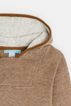 Pull col boutonné à capuche 2