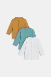T-shirt uni (lot de 3) vert bébé garçon 3