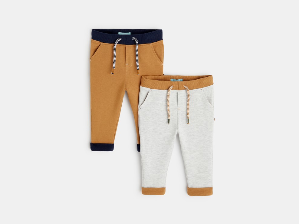 Pantaloni da jogging (set di 2) grigio bimbo 1