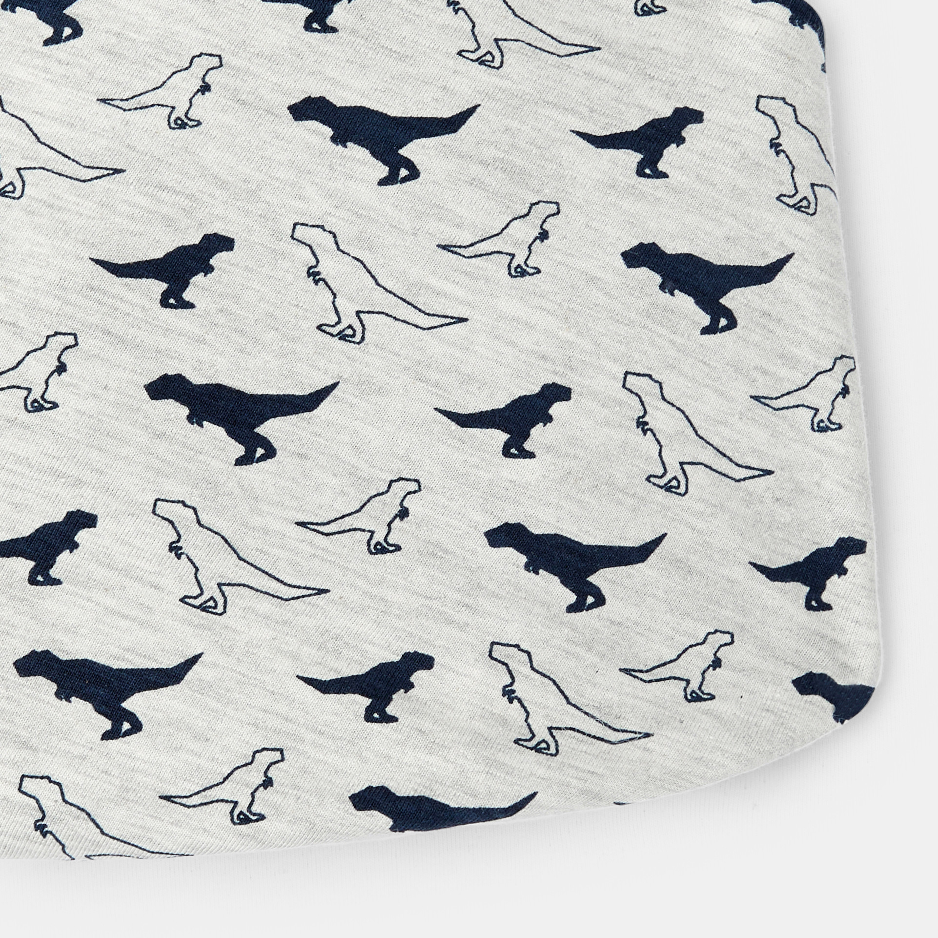 Plavi dvostrani šal od žerseja s motivom dinosaura za dječake 2