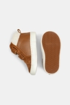 Basket montante fourrée à scratchs beige bébé garçon 3
