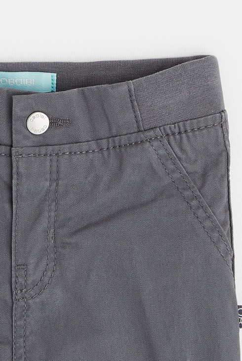 Pantalons de tela efecte denim folrats 2