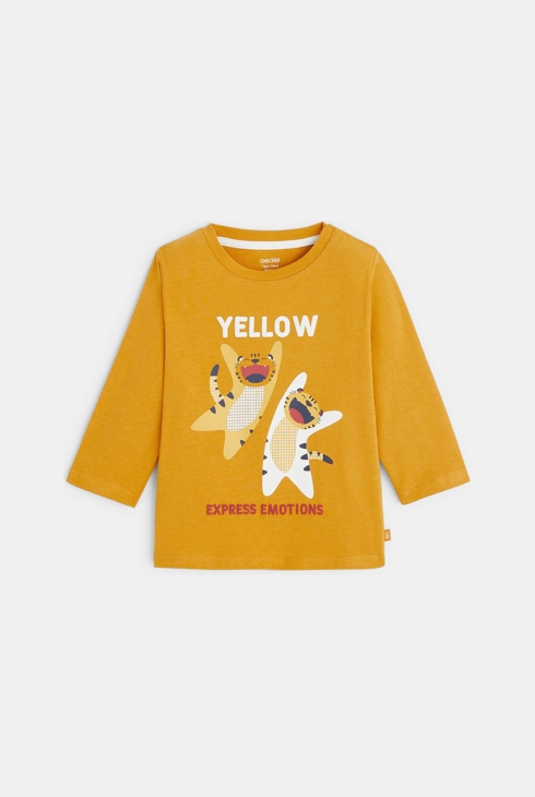 T-Shirt Yellow expression Gelb Baby Jungen 1