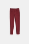 Jegging à pois en jersey milano violet fille