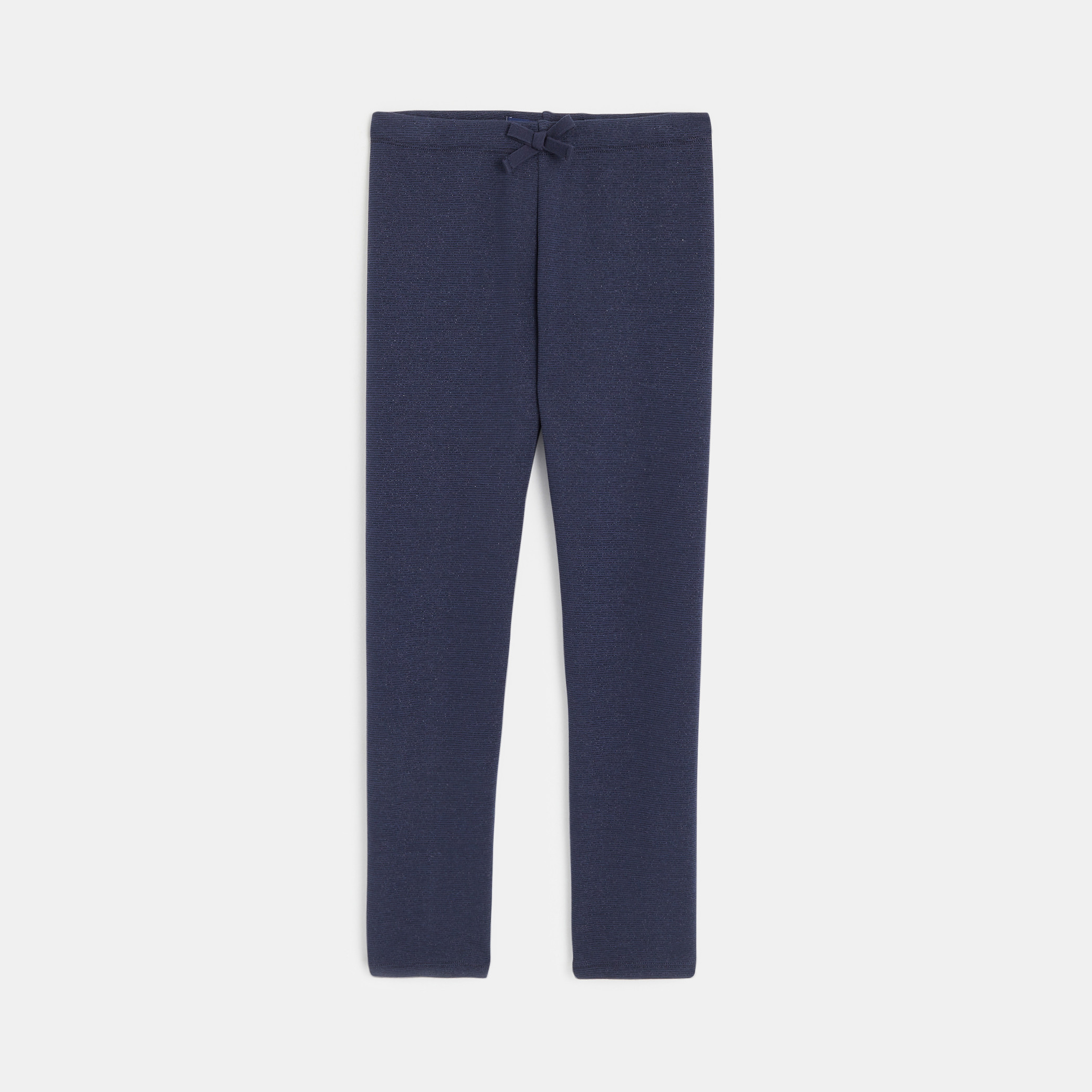Leggings en jersey milano fille - Bleu navy