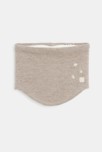 Snood tricot doublé soft boa beige bébé fille