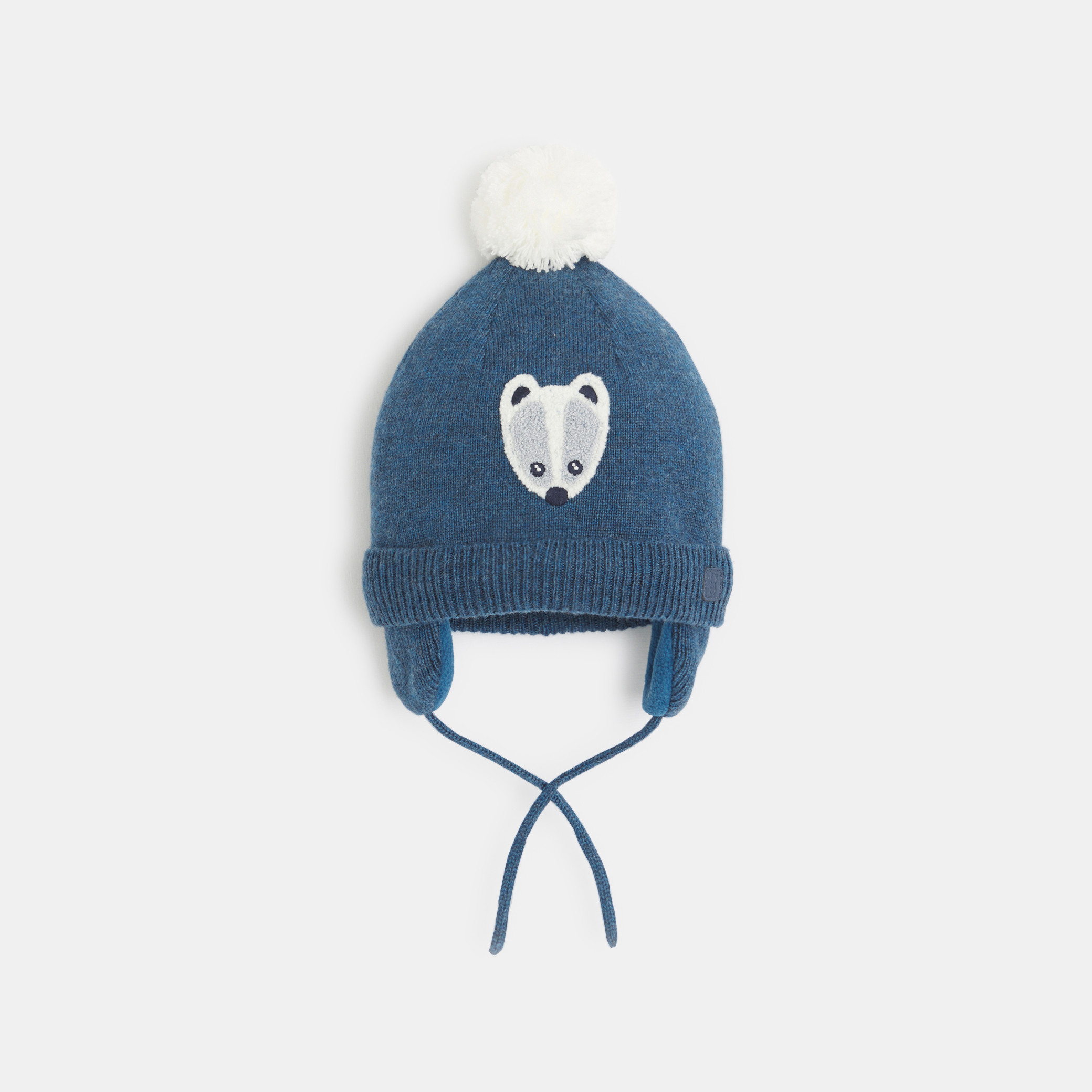 FURTALK Babybeanie, wintermuts met berenoor, voor zuigelingen, peuters, jongens, meisjes, zacht gebreide wintermuts 6-36 maanden, grijs, 1-3 Jaren