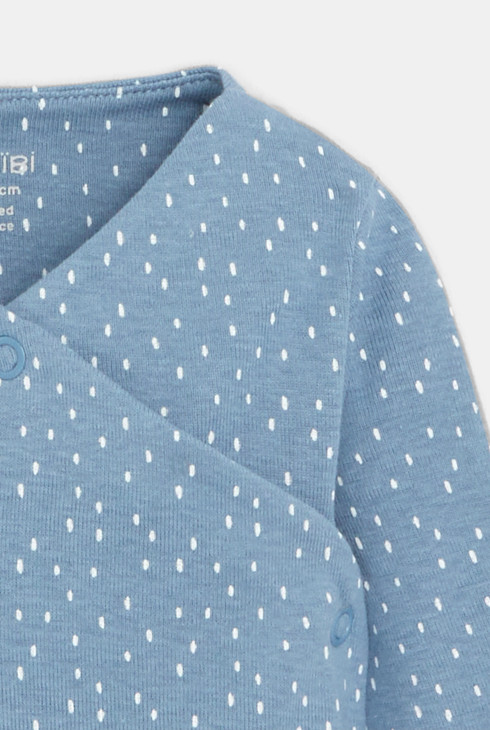 Body in Wickelform (5er-Pack) Blau Geburt 2