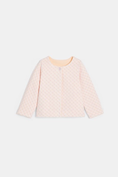 IVE レイ着用 Polka Dot Cardigan Baby Pink IVE レイ着用 Polka Dot Cardigan Baby Pink