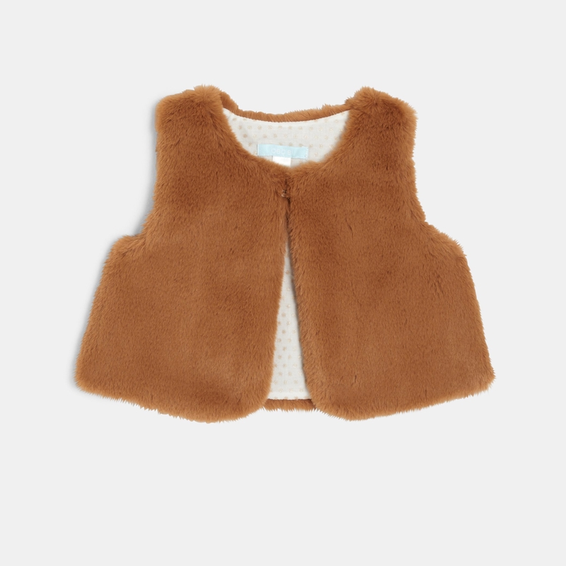 OBAIBI - Gilet soft boa - Fille -