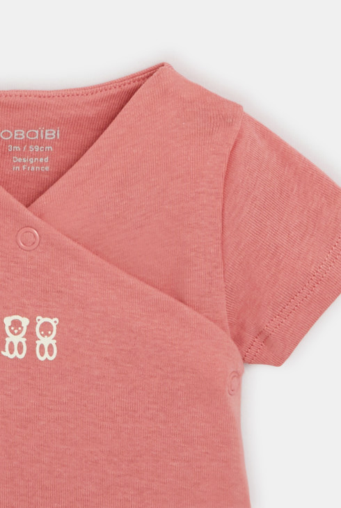 Body in Wickelform (5er-Pack) Rosa Geburt 2