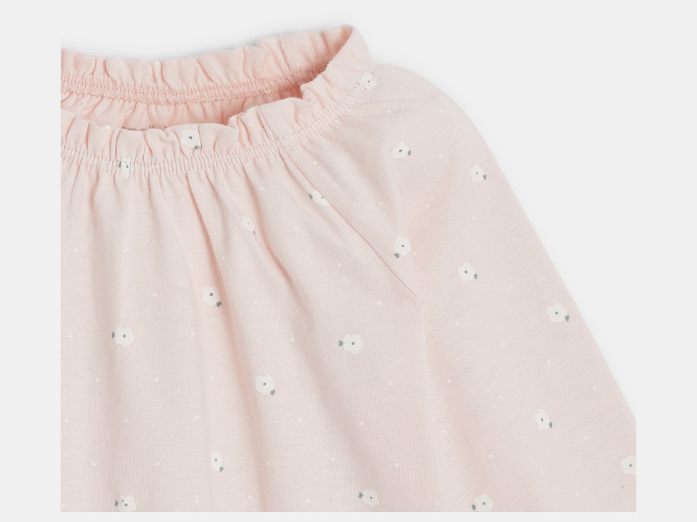 Blusa con collo elasticizzato (set di 3) verde bimba 2