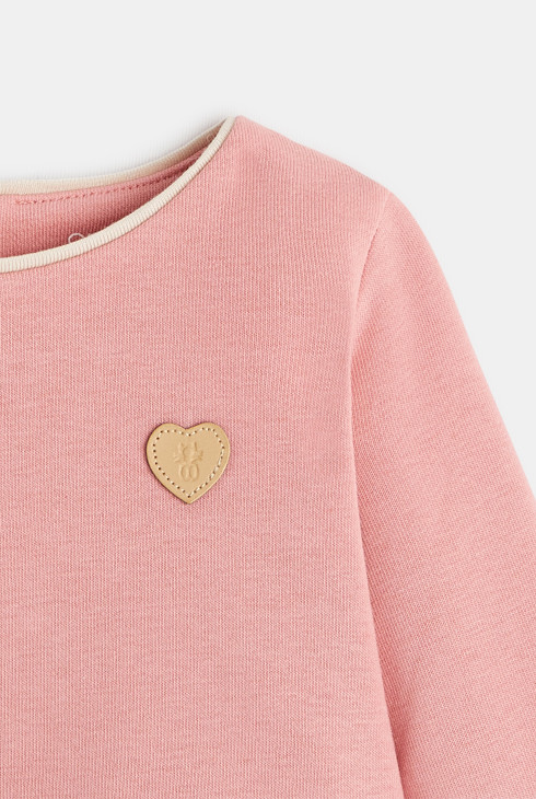 Leichtes Molton-Sweatshirt (2er-Pack) Rosa Baby Mädchen 2